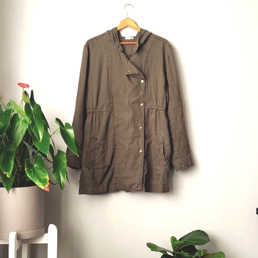 Maurices Olive Green Tamarack Hooded Jacket Size XL